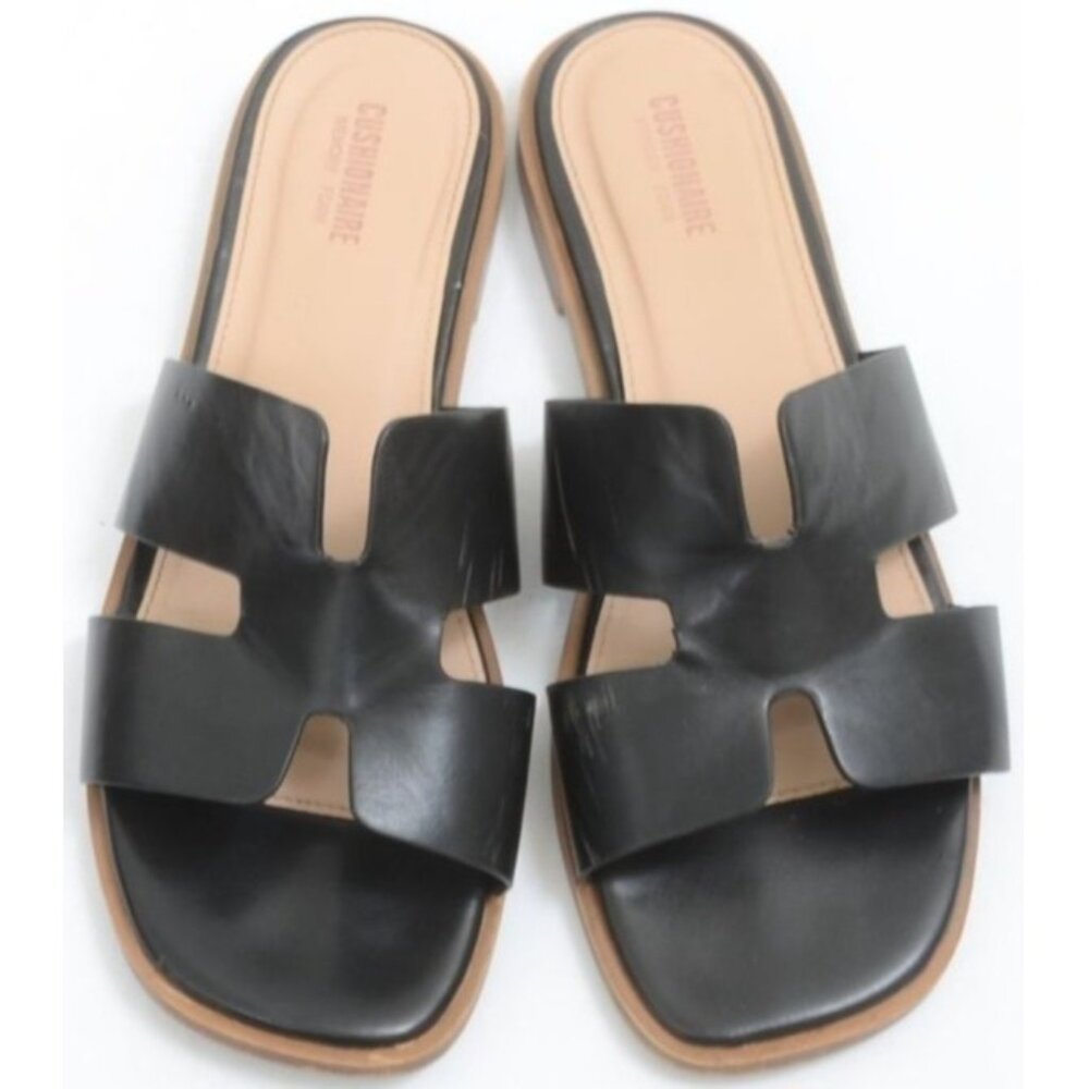 Cushionaire Women's Voyage Slide Sandal Memory Foam Slip-On Flat